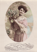 F&ecirc;te du muguet en couleurs vintage